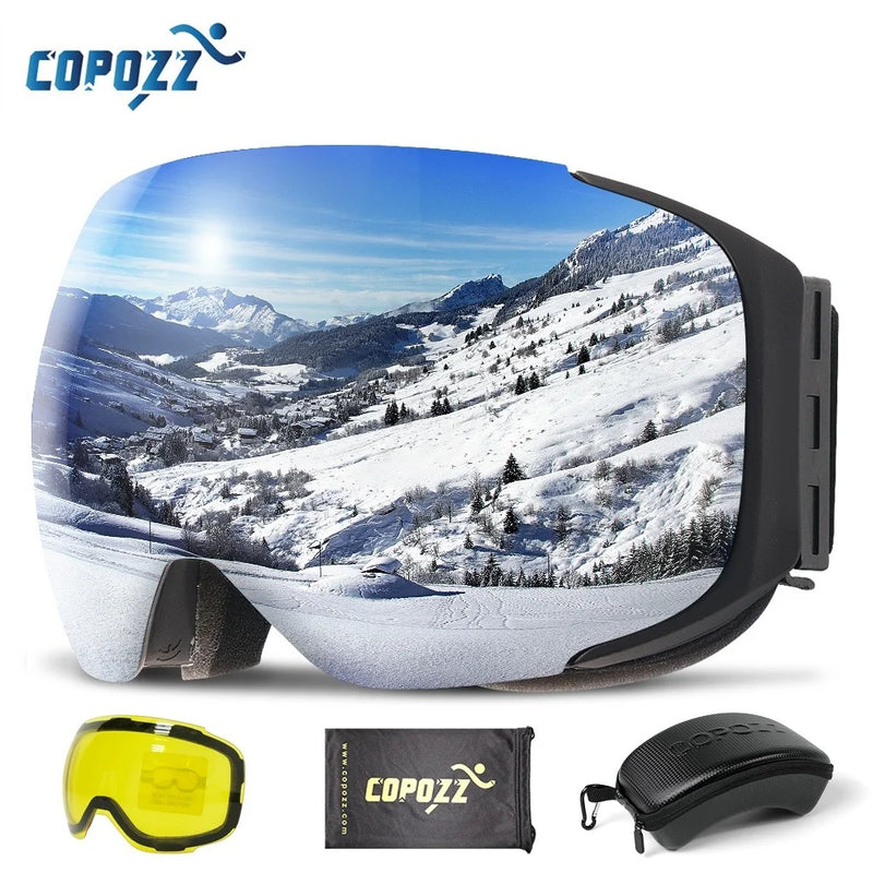 UV400 Anti-fog Ski Goggles