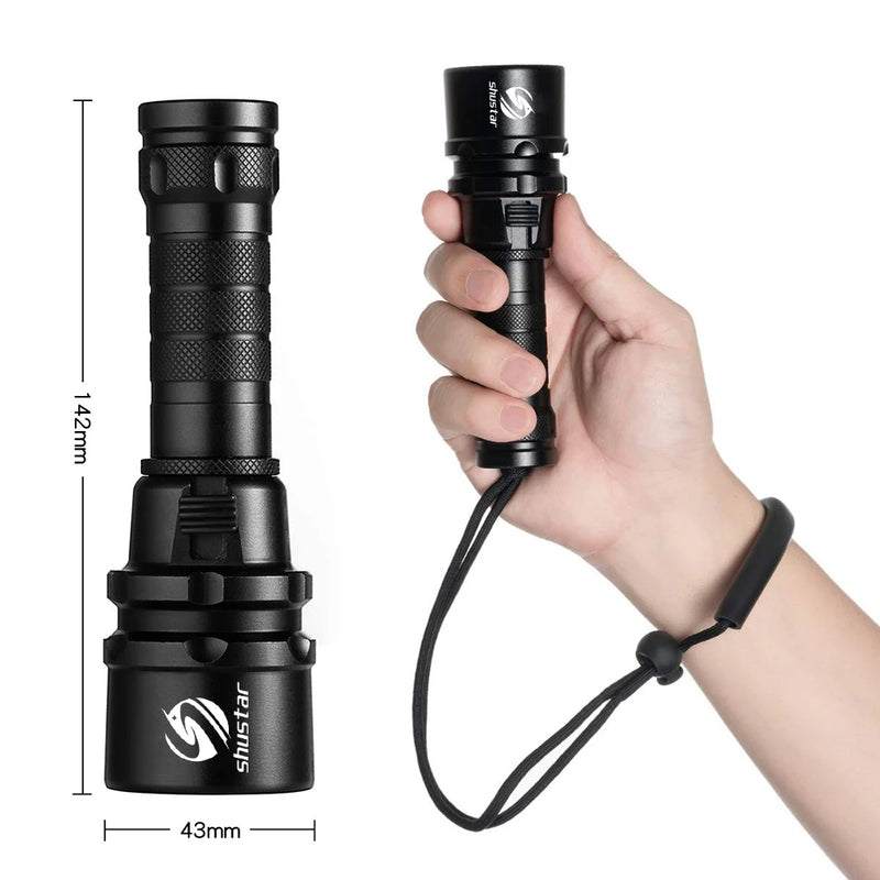 IP68 Waterproof Powerful Diving Flashlight